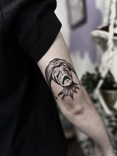 Zielony Grzyb Tattoo